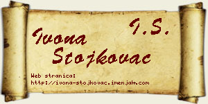 Ivona Stojkovac vizit kartica